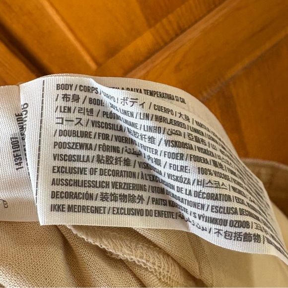 Abercrombie and Fitch Scarlett Linen-Blend Mini Skort - Picture 9 of 9